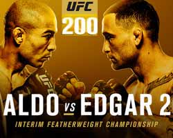 Jose Aldo vs Frankie 2 fight Video UFC 200 luta