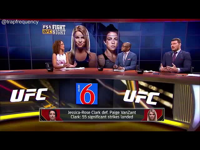 Paige VanZant vs Clark fight video UFC Fight Night 124