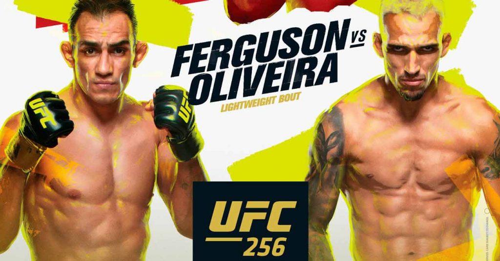 Tony Ferguson vs Charles Oliveira FULL fight video + highlights UFC 256