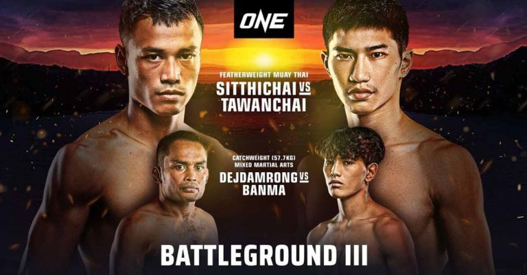 Sitthichai vs Tawanchai FULL fight Video ONE Battleground 3 - 2021