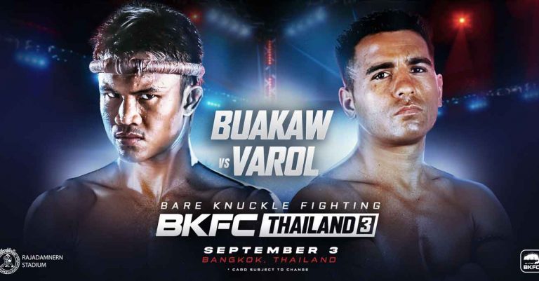 Buakaw Banchamek vs Varol FULL fight Video BKFC Thailand 3 2022