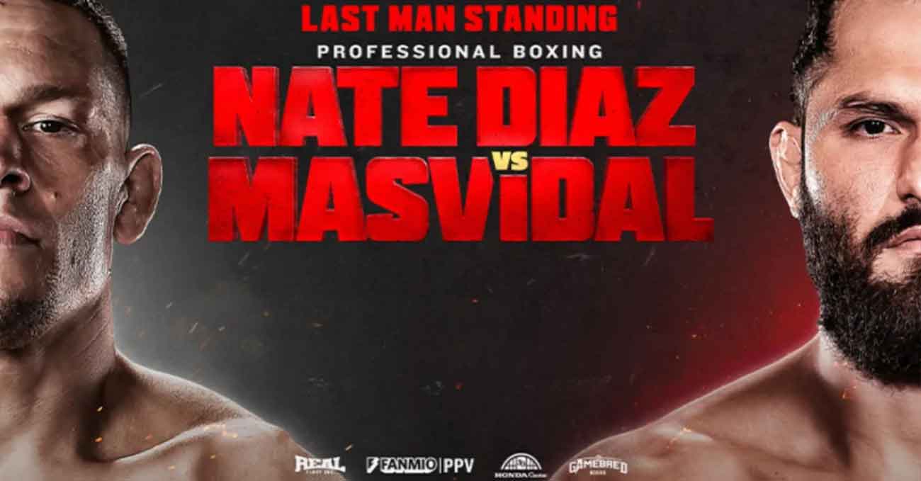 Nate Diaz vs Jorge Masvidal 2 full fight video poster 2024-07-06