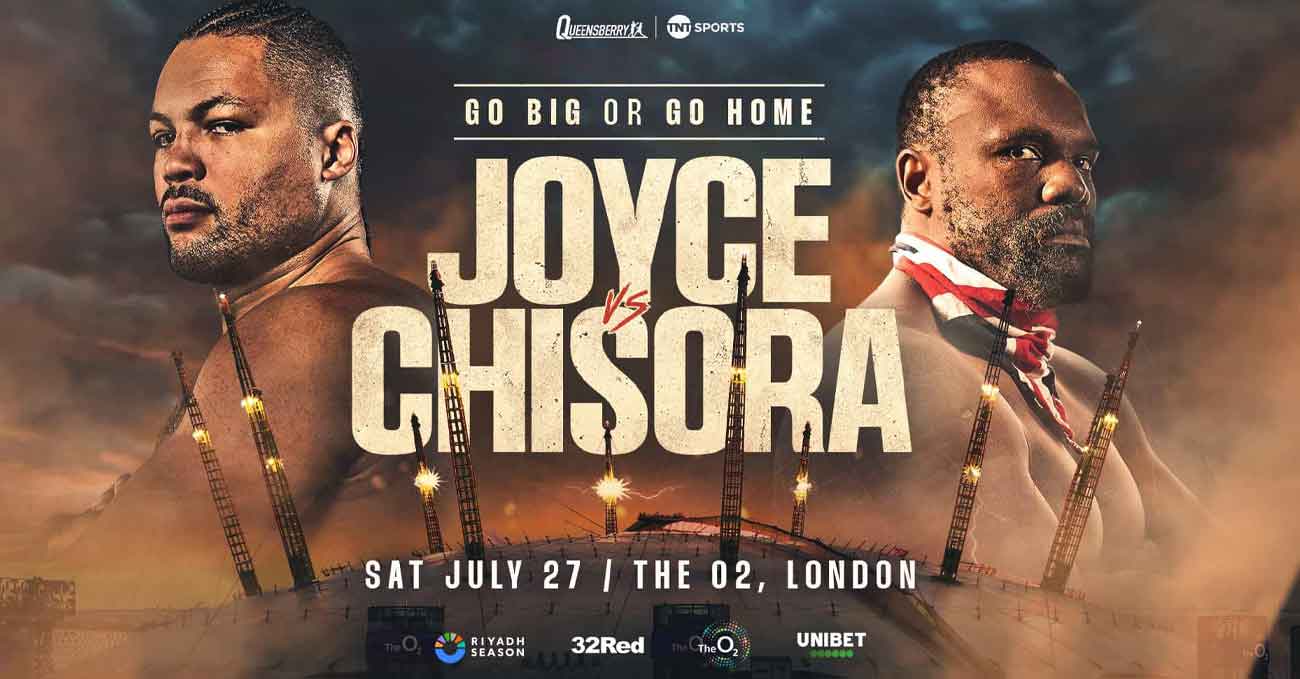 Joe Joyce vs Derek Chisora full fight video poster 2024-07-27