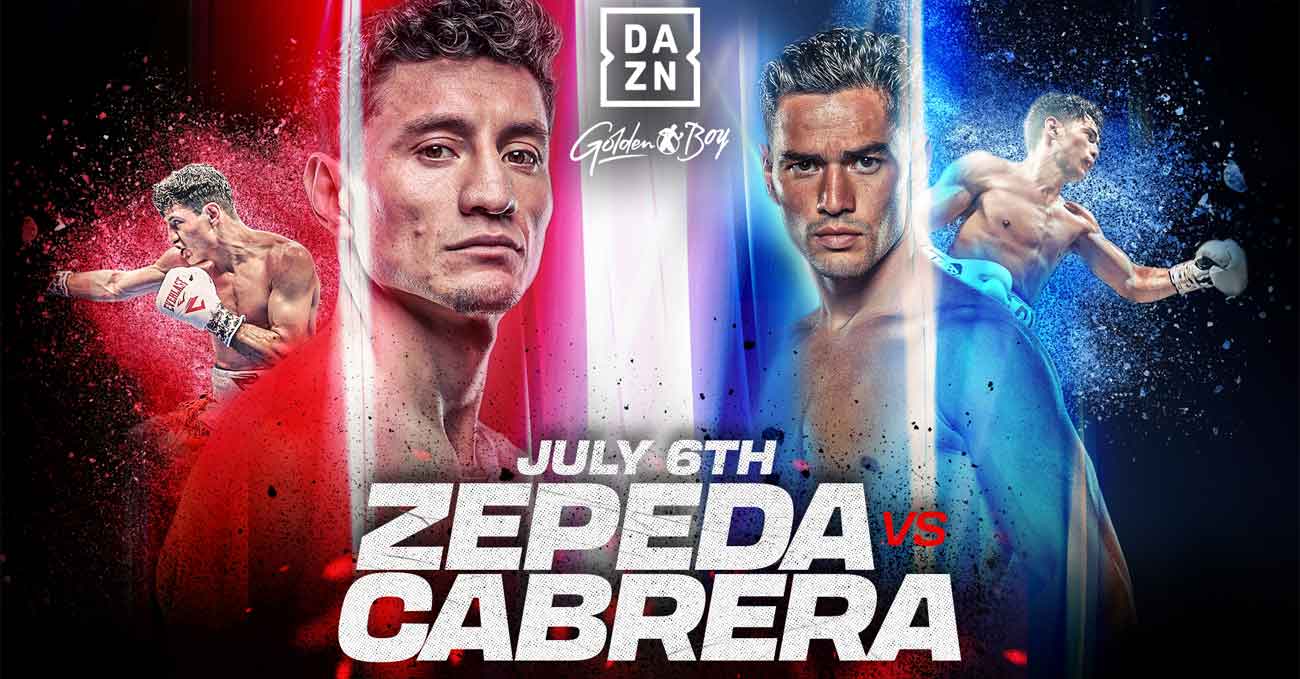 William Zepeda vs Giovanni Cabrera full fight video poster 2024-07-06