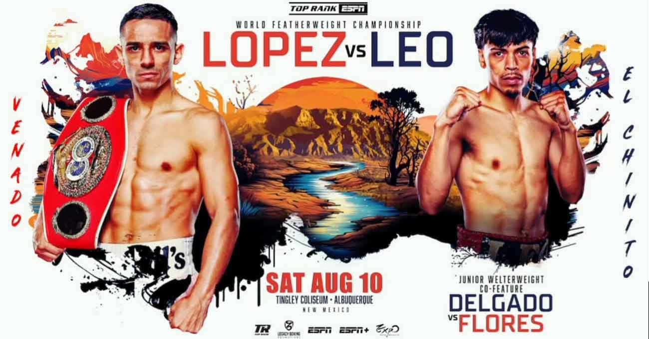 Luis Alberto Lopez Vargas vs Angelo Leo full fight video poster 2024-08-10