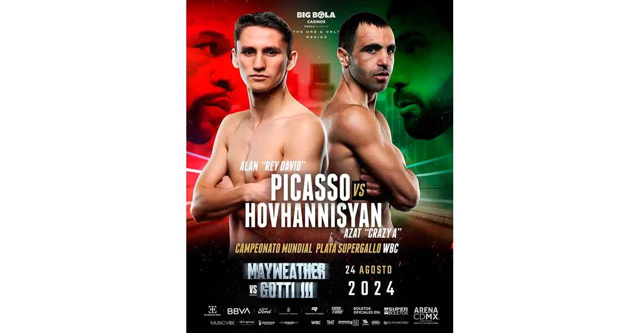 Alan Picasso Romero vs Azat Hovhannisyan full fight video poster 2024-08-24