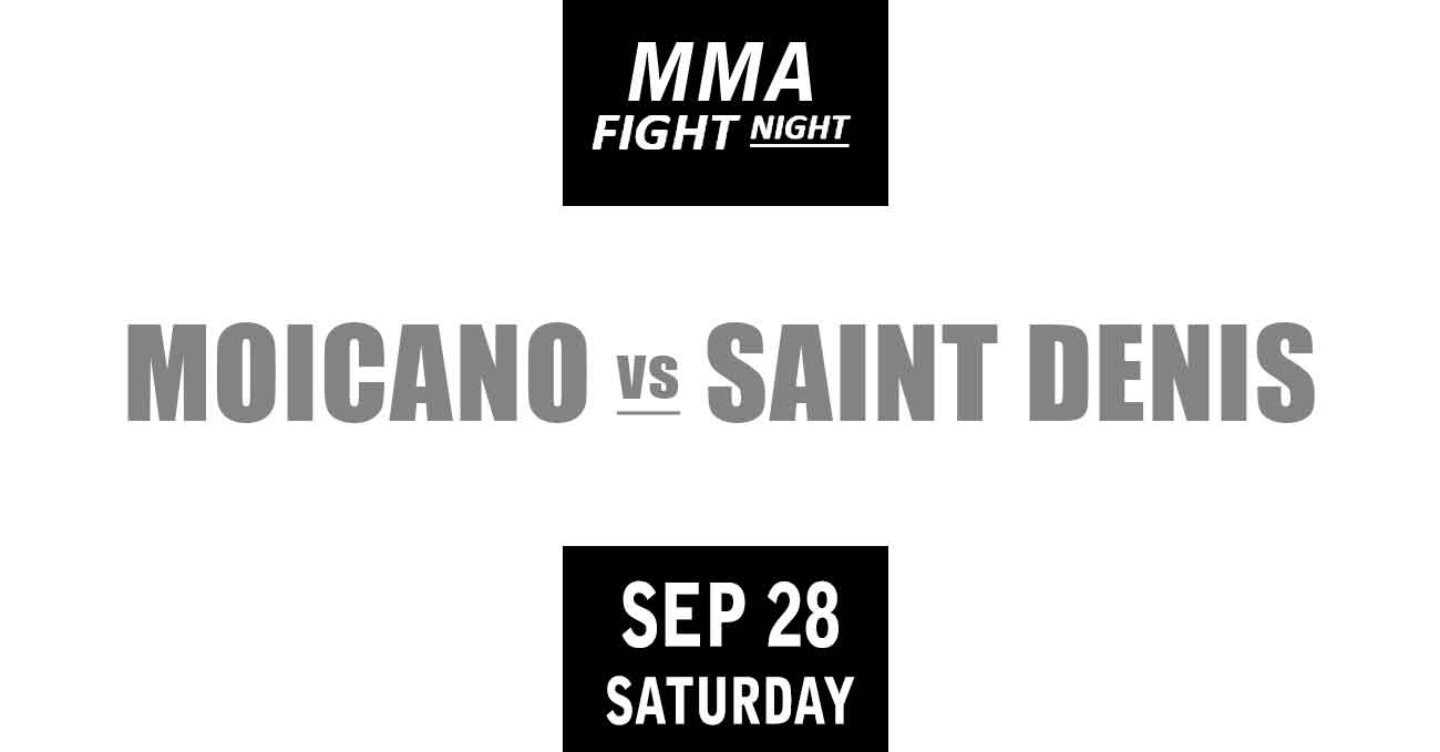 Renato Moicano Carneiro vs Benoit St Denis full fight video UFC Fight Night 243 poster by ATBF