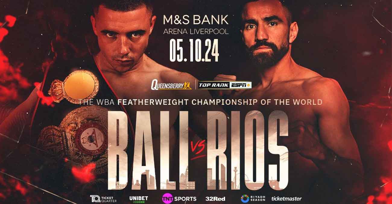 Nick Ball vs Ronny Rios full fight video poster 2024-10-05