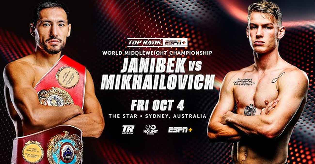 Zhanibek Alimkhanuly vs Andrei Mikhailovich full fight video poster 2024-10-04