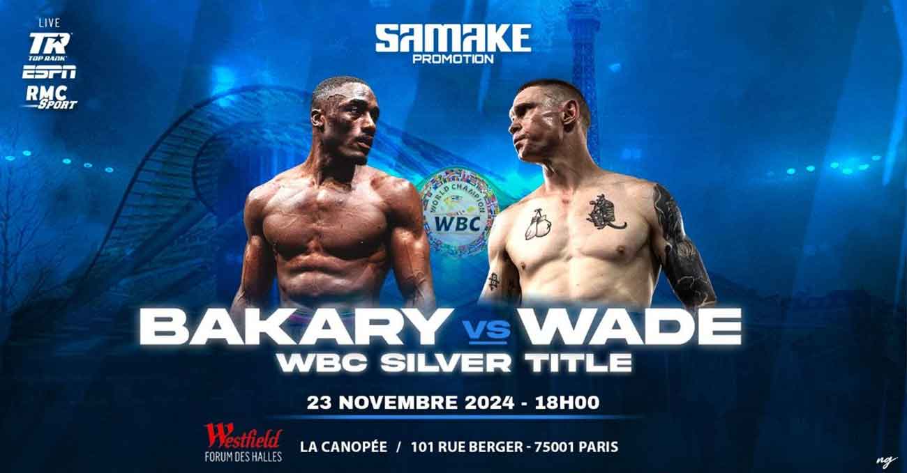 Bakary Samake vs Wade Ryan full fight video poster 2024-11-23