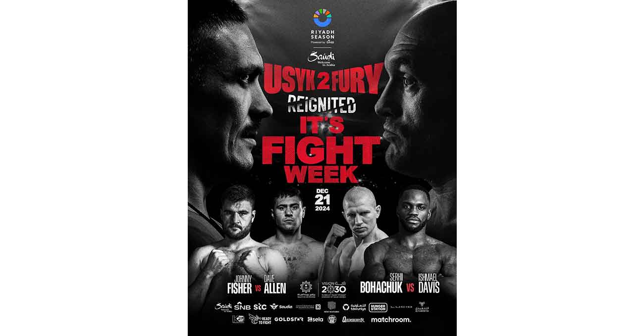 Poster of Usyk vs Fury 2 2024-12-21