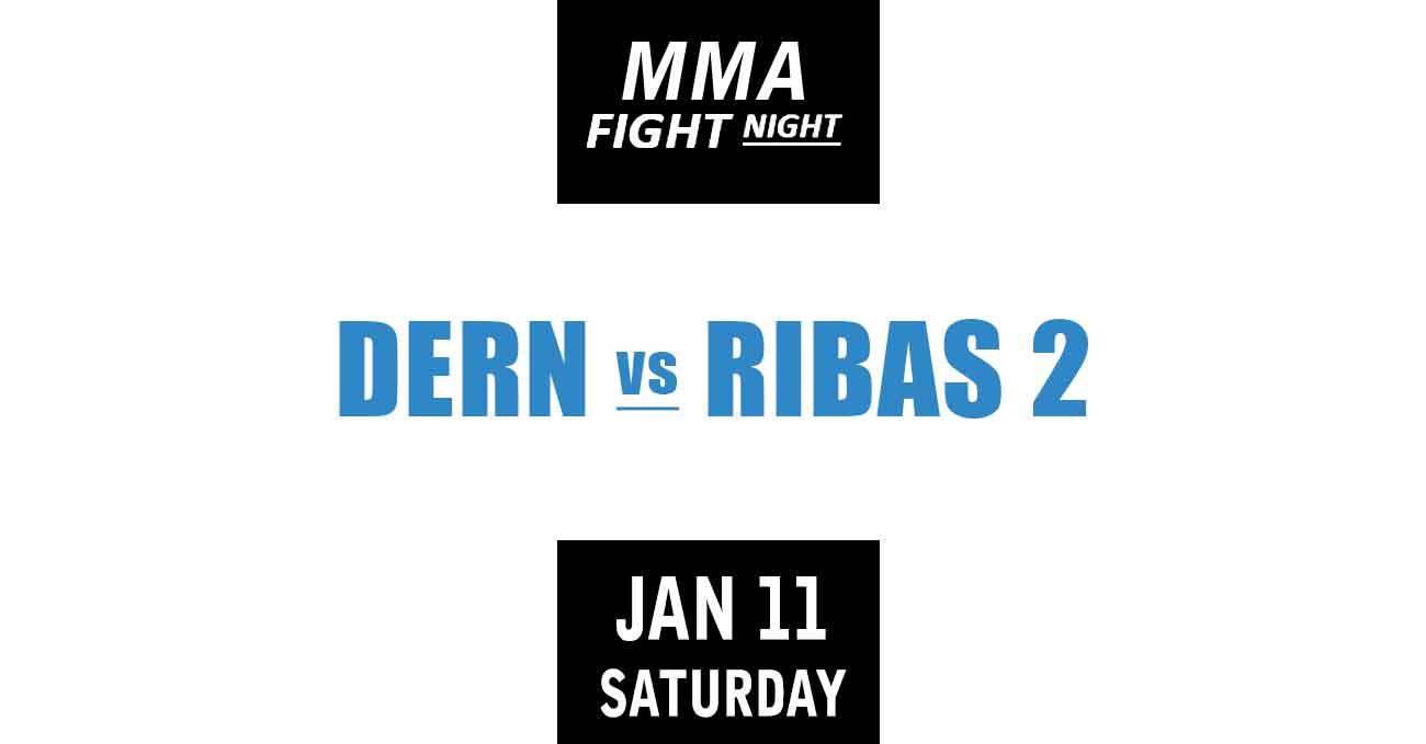 Mackenzie Dern vs Amanda Ribas 2 full fight video UFC Vegas 101 poster by ATBF