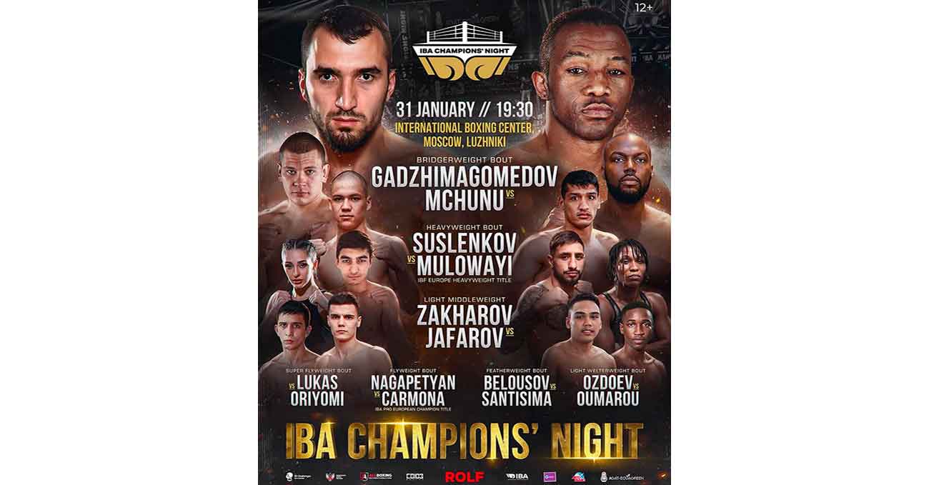 Muslim Gadzhimagomedov vs Thabiso Mchunu full fight video poster 2025-01-31