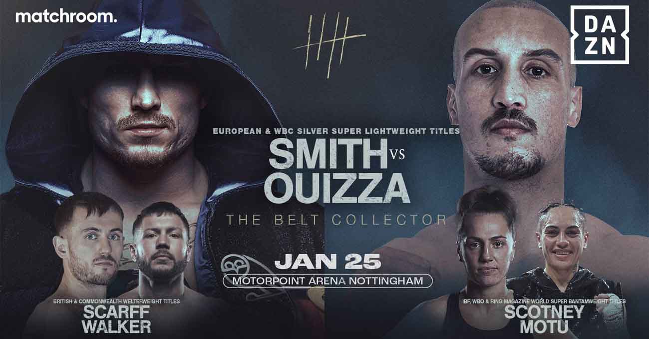 Dalton Smith vs Walid Ouizza full fight video poster 2025-01-25