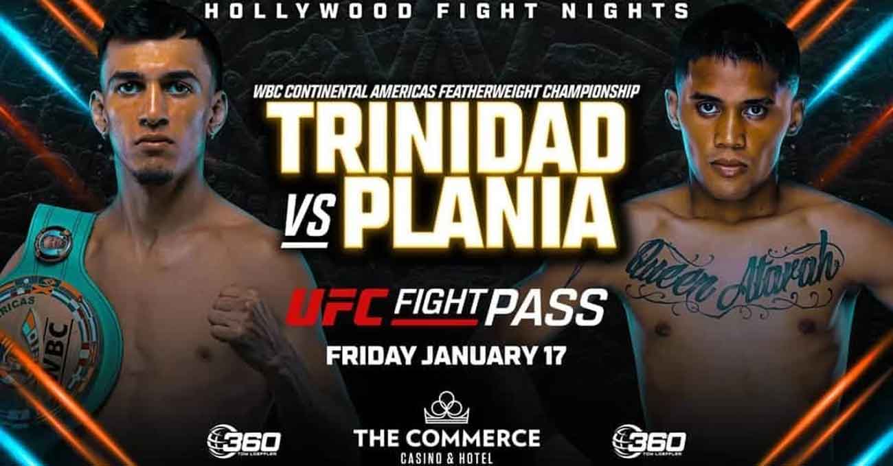 Omar Cande Trinidad vs Mike Plania full fight video poster 2025-01-17