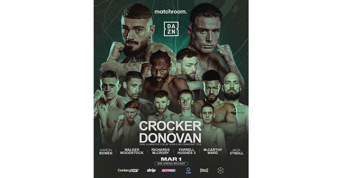 Lewis Crocker vs Paddy Donovan full fight video poster 2025-03-01