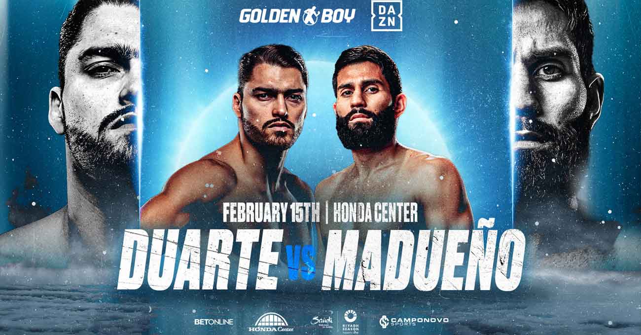 Oscar Duarte Jurado vs Miguel Madueno full fight video poster 2025-02-15