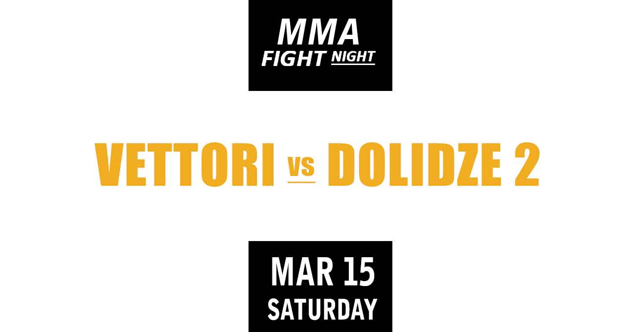 Marvin Vettori vs Roman Dolidze 2 full fight video UFC Vegas 104 poster by ATBF